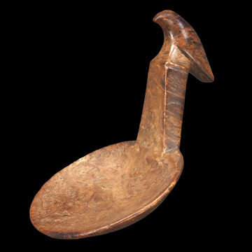 Eastern Great Lakes Woodlands Bird Effigy Ladle